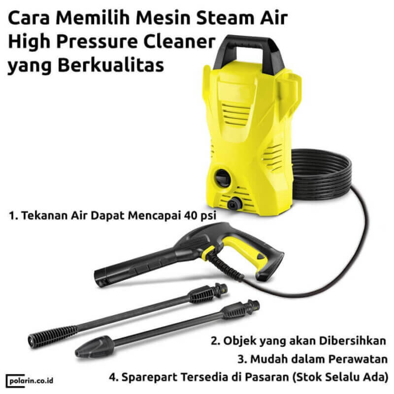 Banner of Cara Memilih Mesin Steam Air High Pressure Cleaner yang Berkualitas