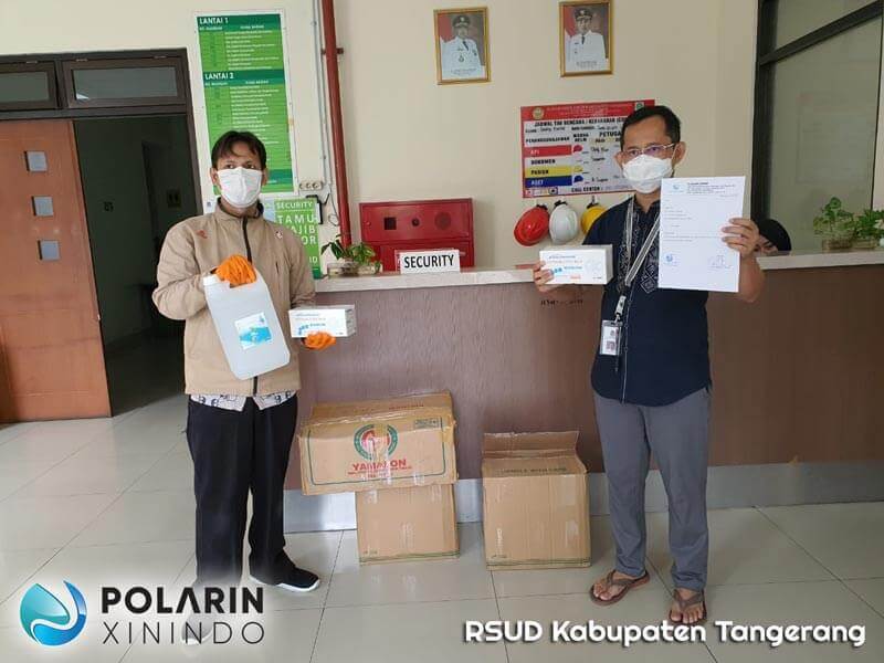 Donasi ke RSUD Kabupaten Tangerang