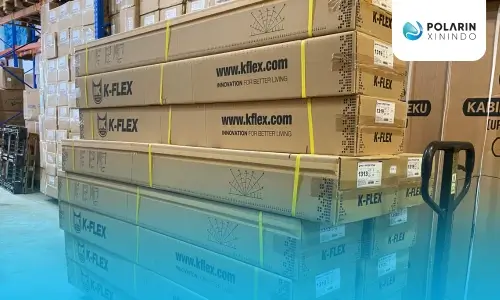 Insulasi Pipa AC K-Flex Loading Masuk