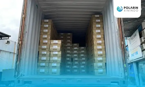 Insulasi Pipa AC K-Flex Turun Dari Kontener